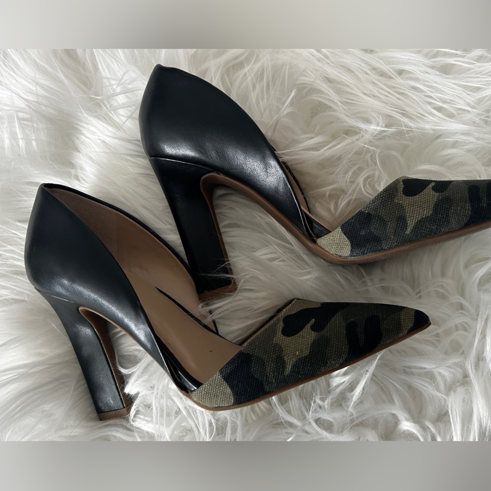 MIX No. 6 Camo & Black Heels